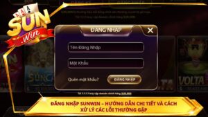 Quên mật khẩu – khôi phục tài khoản Sunwin như thế nào?